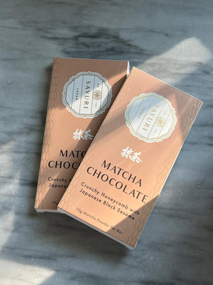 Honeycomb & Black Sesame Chocolate Bar