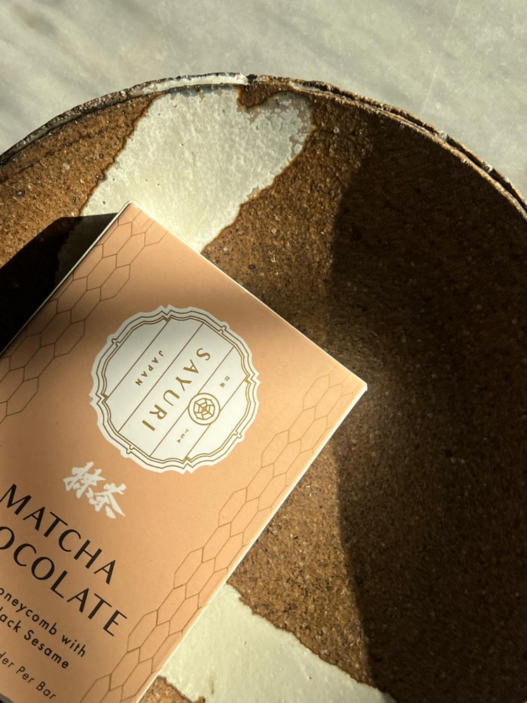 Honeycomb & Black Sesame Chocolate Bar